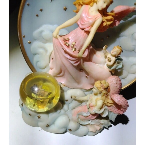 Vtg Collectors Cadona 1999 Guardian Angels collecting stars in sky 3D Decor - Picture 4 of 15
